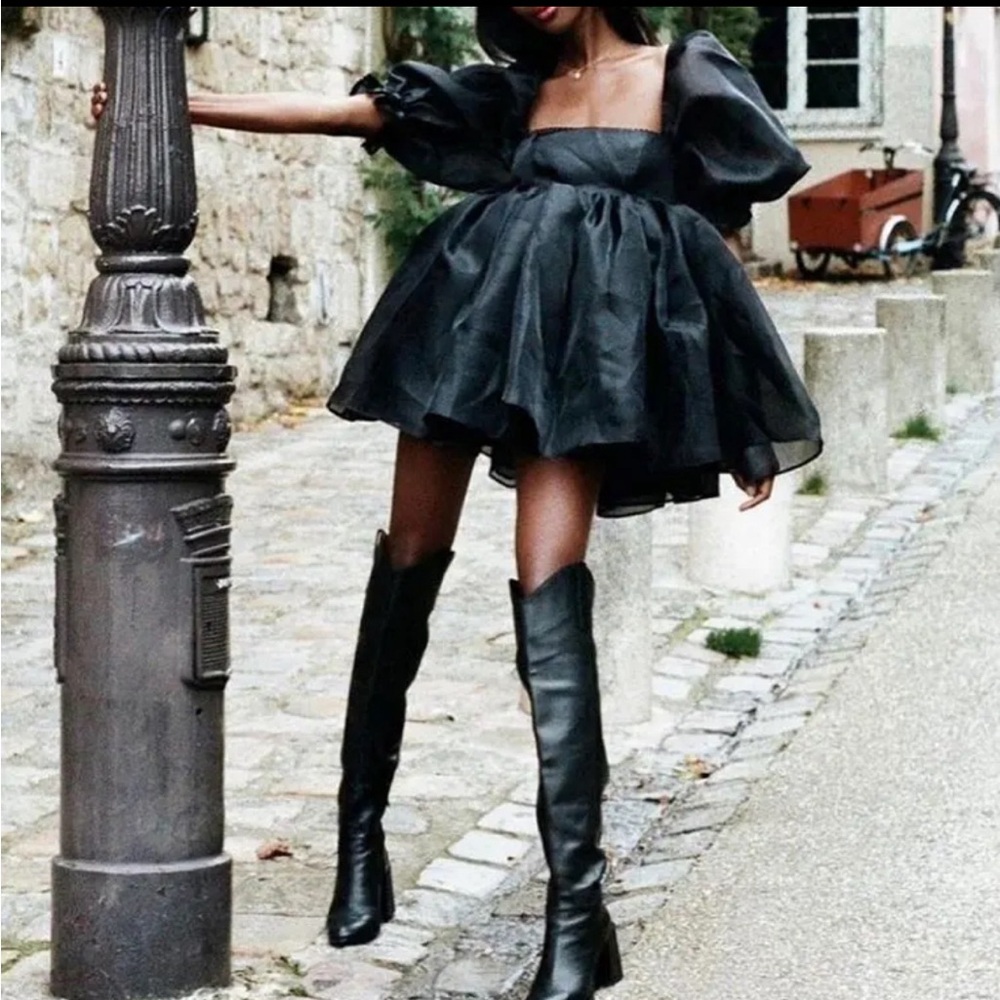 Ballon dress Balck size XS-S